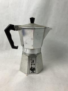 Bialetti Crusinallo Stovetop Stainless Steel Espresso Maker Coffee Pot  Vintage