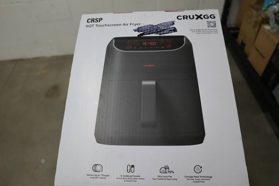 CRUXGG 6qt Touchscreen Air Fryer