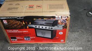 BRINKMANN デュアルシア 5バーナーガスグリル 810-6630-S Brinkman Select Dual Sear 5 Burner Gas Grill Auction | North State