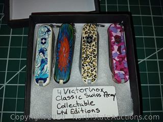 4 Victorinox Classic Swiss Army Knives