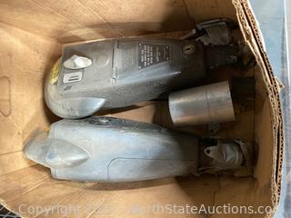 Lot of Parking Meters