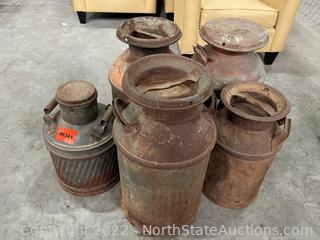 Lot of Antique Cans 