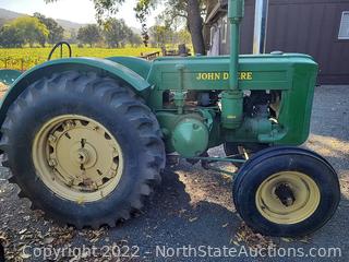 Antique John Deer Model D Tractor