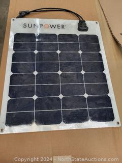 SunPower SPR-E-Flex-50 Flexible 50 watt module, 12v – MC4