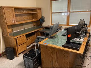 Custom Office Desk w/ Chair & Mat (Office)