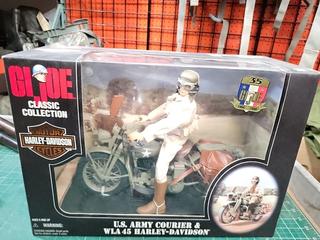 GI Joe U.S. Army Courier & WLA 45 Harley Davidson Model & More
