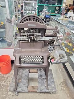 Graphotype Addressograph - Dog Tag Machine