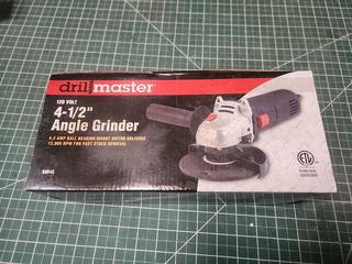 Drill Master 120v 4-1/2" Angle Grinder 