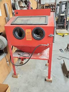 Central Pneumatic Steel Blast Cabinet