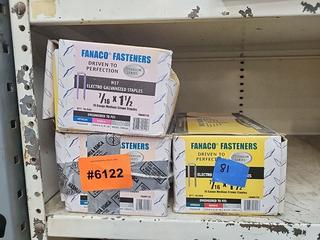 Fanaco Fasteners Electro Galvanized Staples