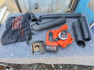 Black & Decker 40v Leaf Sweeper/Vacuum