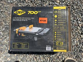 QEP 700XT 7” Tile Wet Saw w/ Extension Table