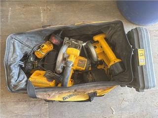 Lot of DeWALT Power Tools