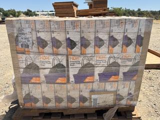 Lot of HDX 33 Gallon Drawstring Trash Bags