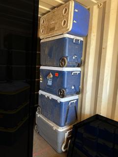 Lot of Rubbermaid & Coleman Chest Coolers