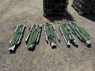 Lot of Green Sleeping Cots(5)