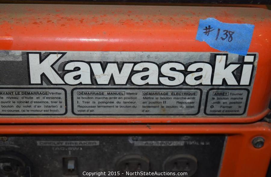 Kawasaki 発電機 KG1100B ポータブル - メルカリ