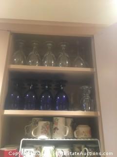 Blue Glassware and More 