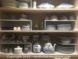 Blue Willow Pattern Dishes