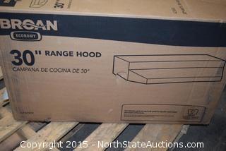 Broan 30" Range Hood 