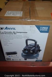 Anvil 2-Gallon Pancake Air Compressor and Accessory Kit 