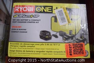 RYOBI Fast Charger Starter Kit