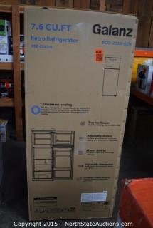 Galanz Retro Refrigerator 