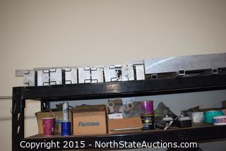Heavy Duty Shelving with Contents 